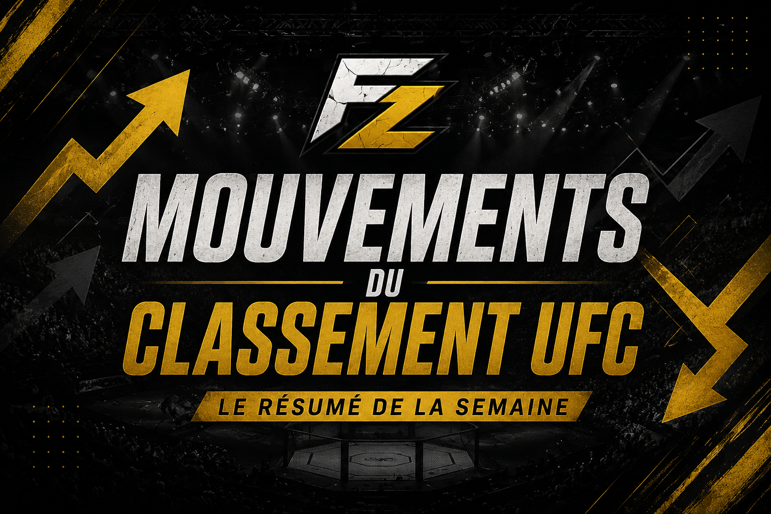 Classements UFC : les changements du 13 octobre 2026