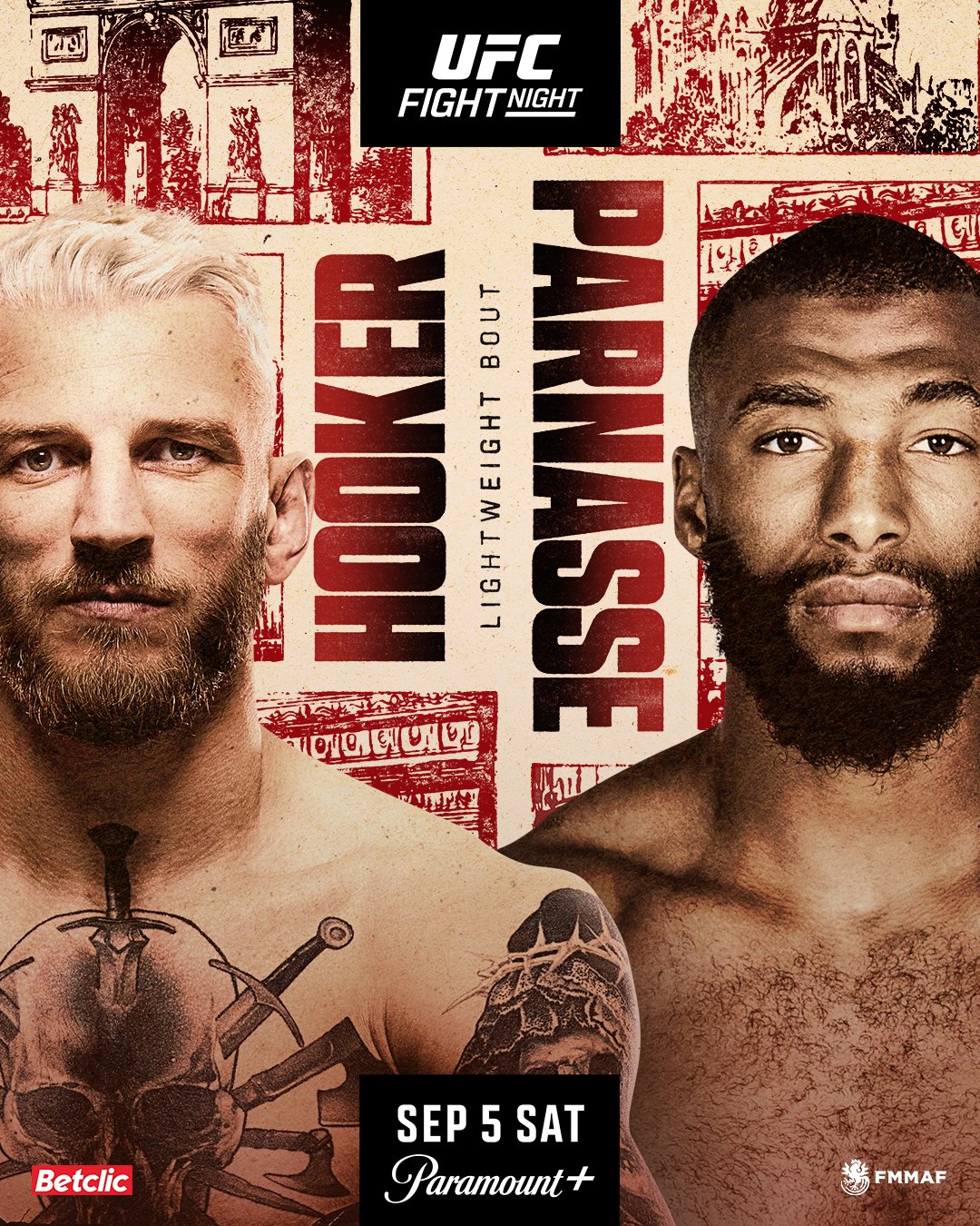 Affiche UFC Fight Night: Hooker vs. Parnasse