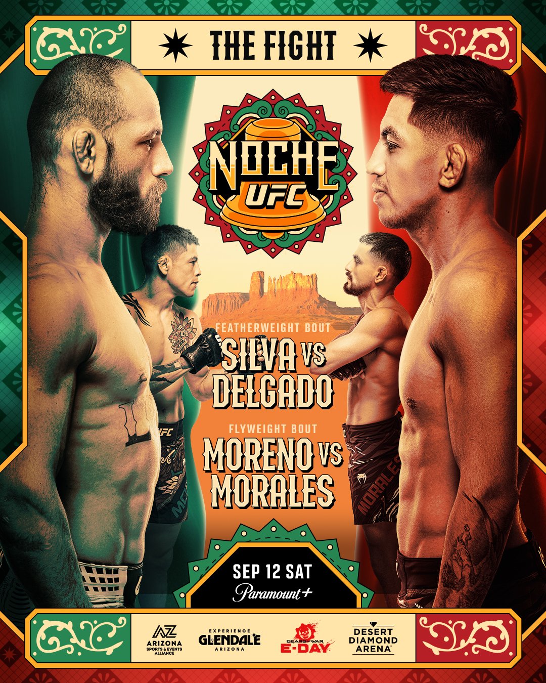 Affiche Noche UFC: Silva vs. Delgado