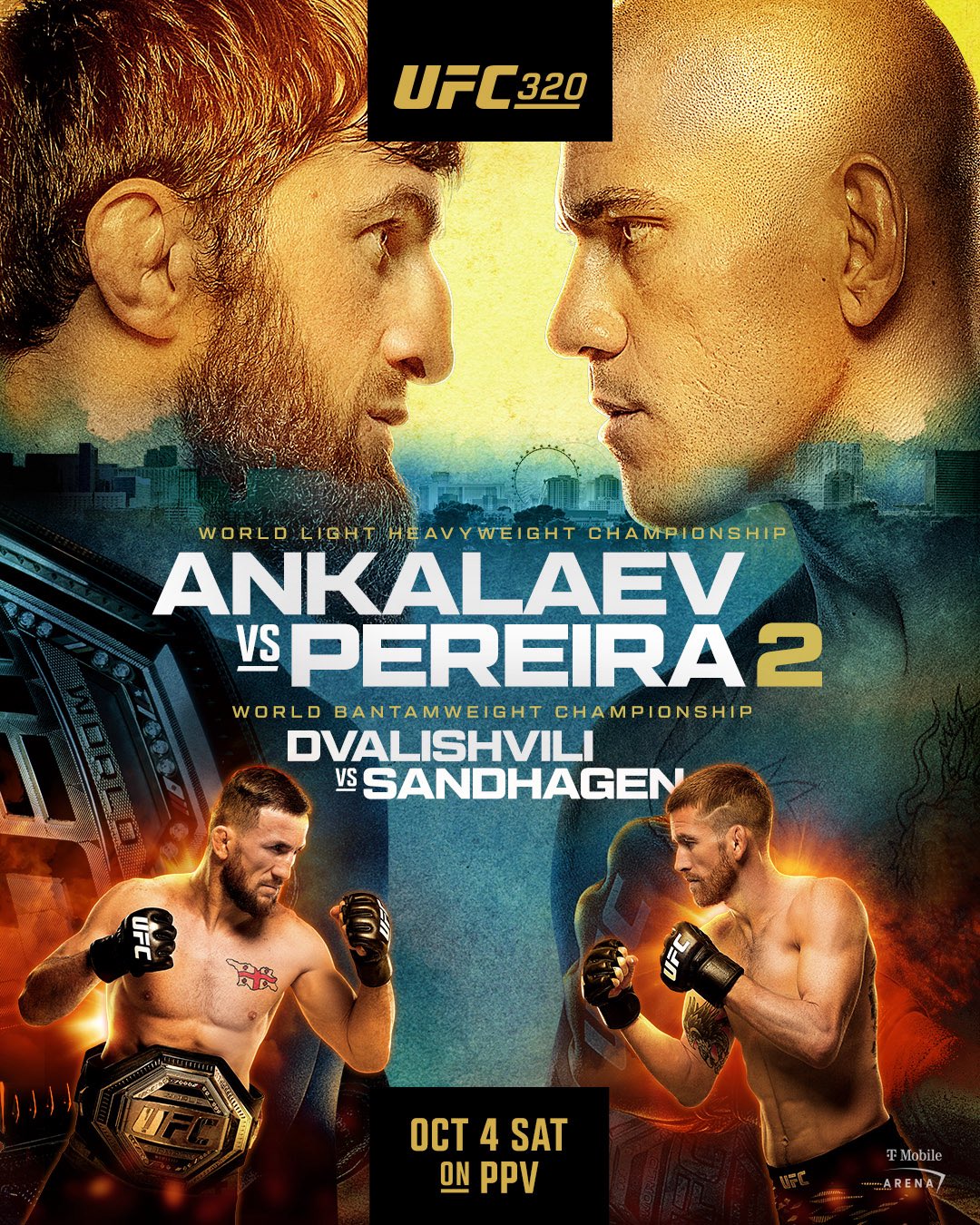 Affiche UFC 320: Ankalaev vs. Pereira 2