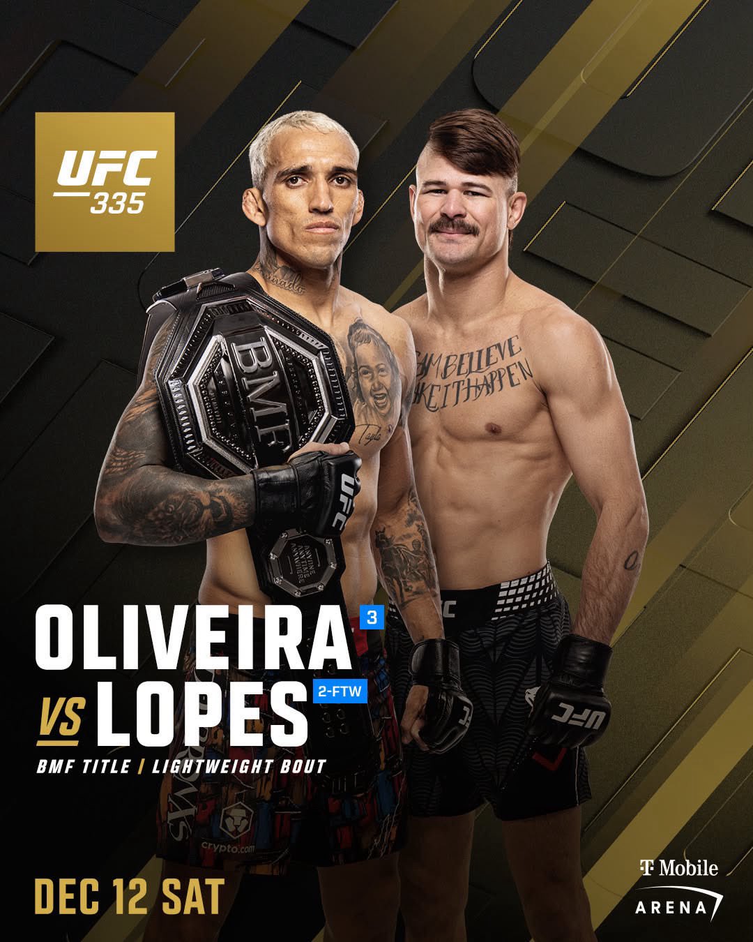 Affiche UFC 335: Oliveira vs. Lopes